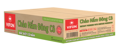 VIFON 香菇速食粥 (70克, 50袋/箱)