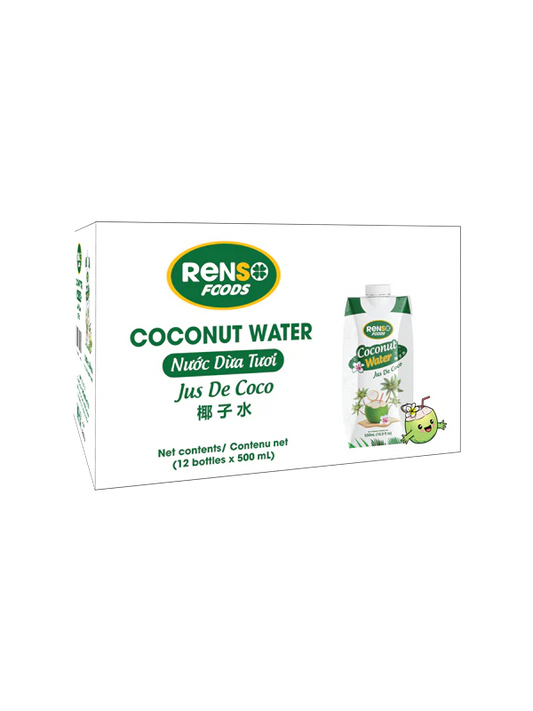 🔥 Combo Deal: 1 Case RENSO Coconut Water 500ml + 1 Bag RENSO AAA - Jasmine Rice "RENSO ST" (16kg)