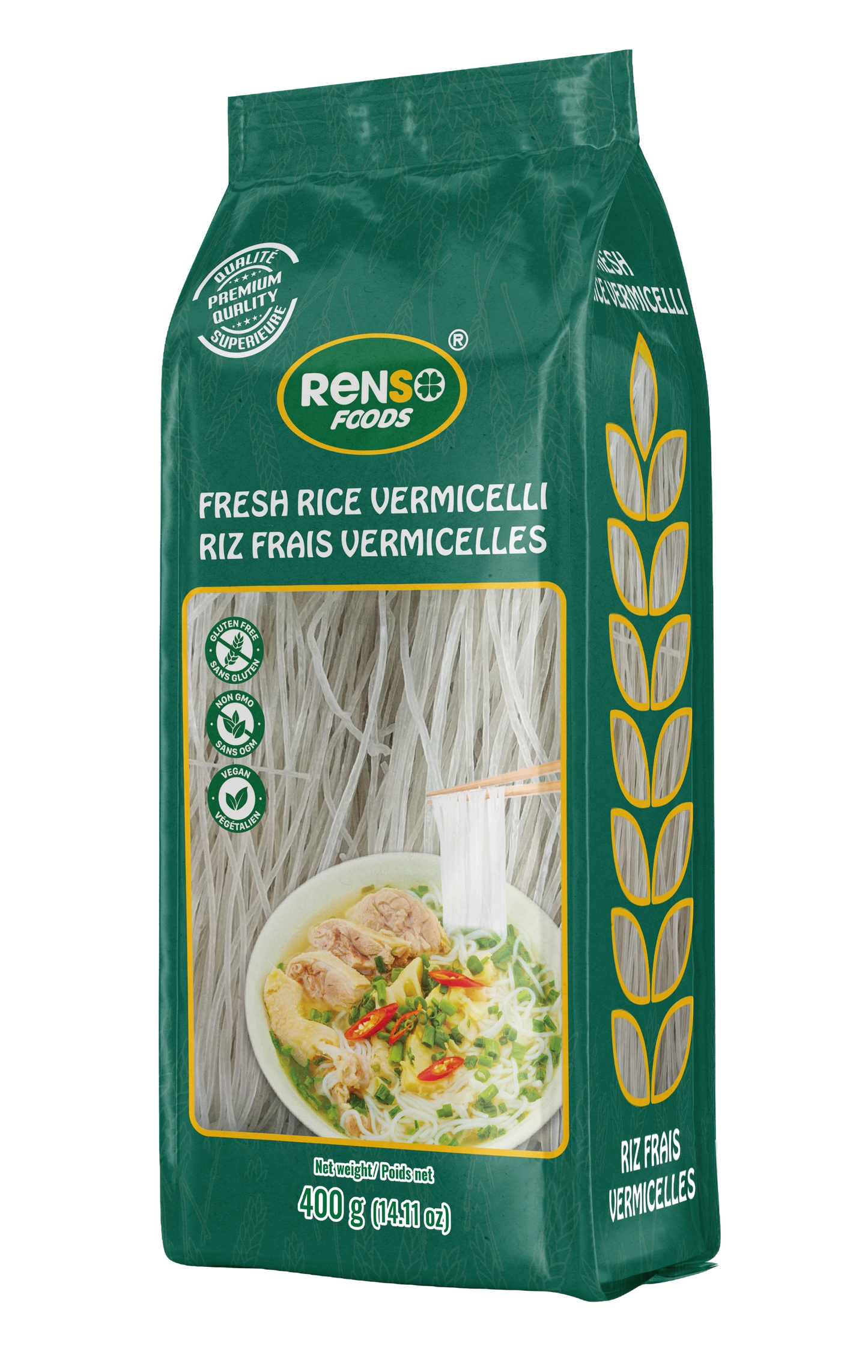 Bún Tươi Cao Cấp RENSÕ (400g, 30 gói/thùng)