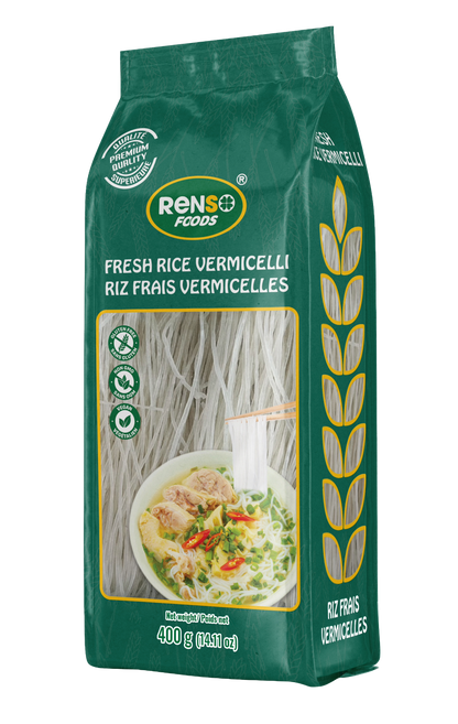 Bún Tươi Cao Cấp RENSÕ (400g, 30 gói/thùng)