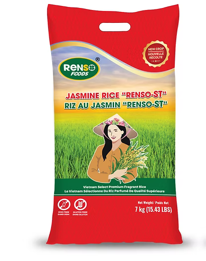RENSO AAA Jasmine Rice "Renso ST"  (7kg/bag)