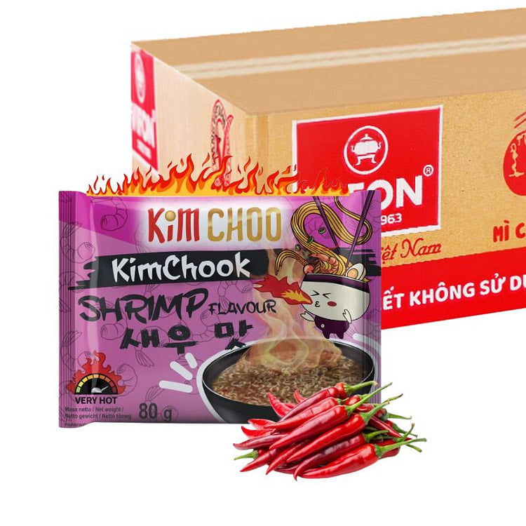 Mì VIFON Kimchook vị tôm (80g, 20 gói/thùng)