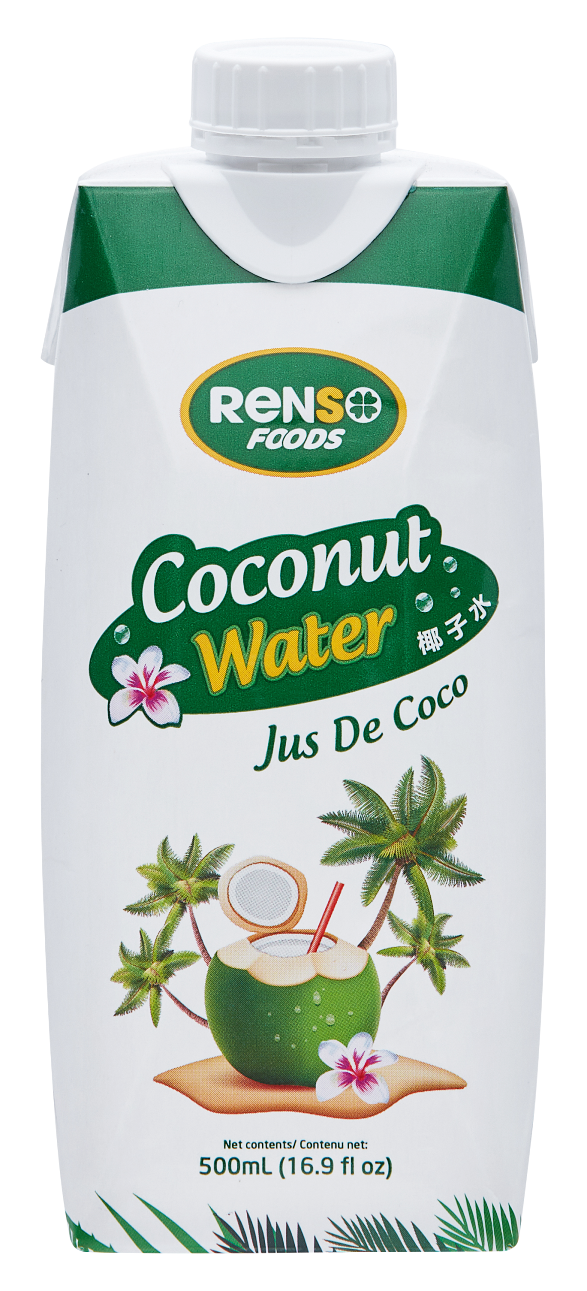 RENSO Coconut Water 500ml + VIFON Golden Chicken Curry Flavor Noodle Soup