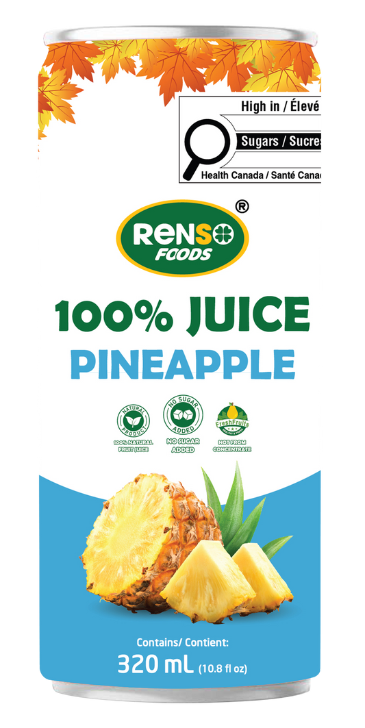 Nước ép dứa RENSOH 100% (320ml, 24 lon/thùng)