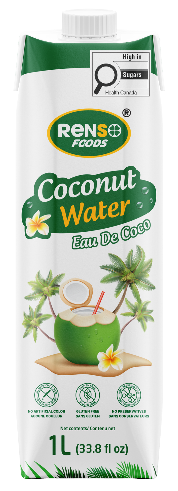 Nước Dừa RENSO (1L, 12 Chai/thùng)