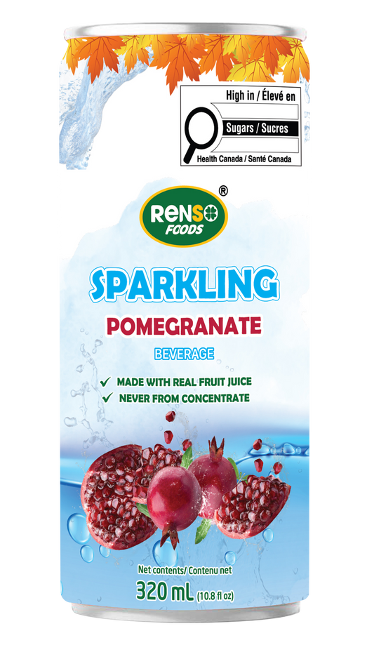 Nước Lựu Có Ga RENSO (320ml, 24 lon/thùng)