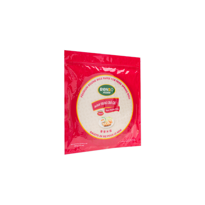 Renso Premium Galettes de Riz Rondes pour Nems (22cm, 340g, 44 sacs/caisse)