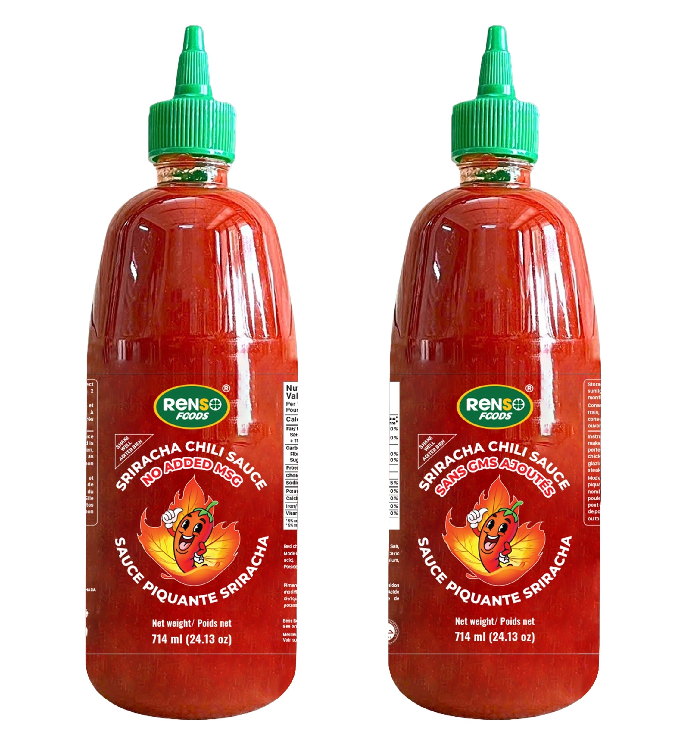 Tương ớt Sriracha RENSO (714ml, 12 chai/thùng)