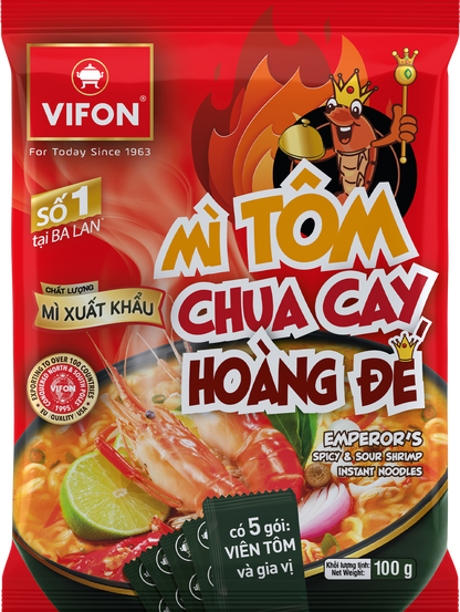 Mì gà cay VIFON Hàn Quốc (105g, 20 gói/thùng)