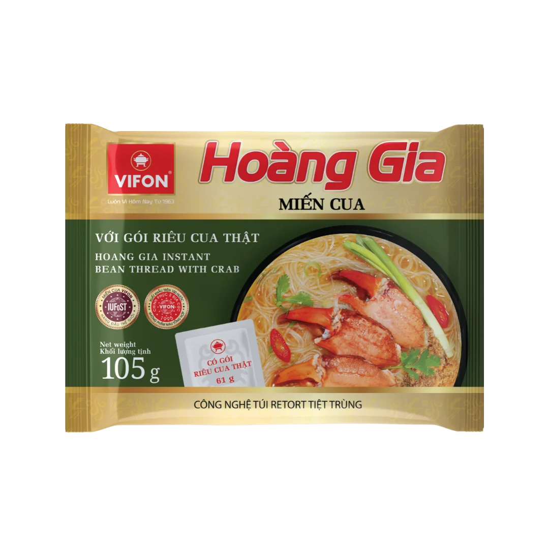 Miến cua Hoàng Gia VIFON (105g/gói, 18 gói/thùng)