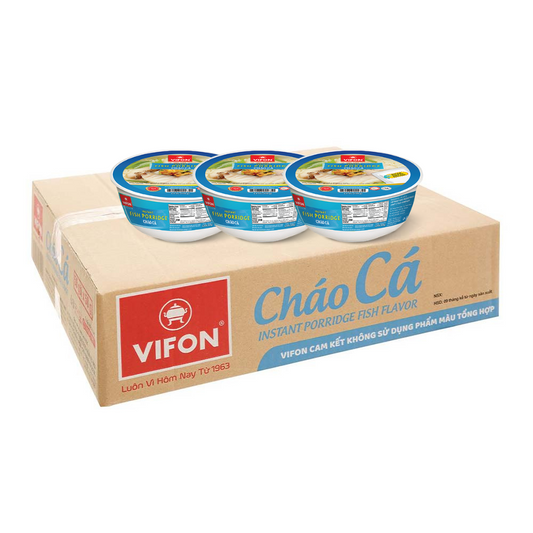 VIFON 速食鱼粥 (120克, 36碗/箱)