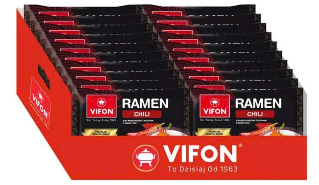 Mì Ramen VIFON vị ớt (80g, 20 gói/thùng)