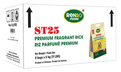 RENSO ST25优质香米（5千克，4袋/箱）