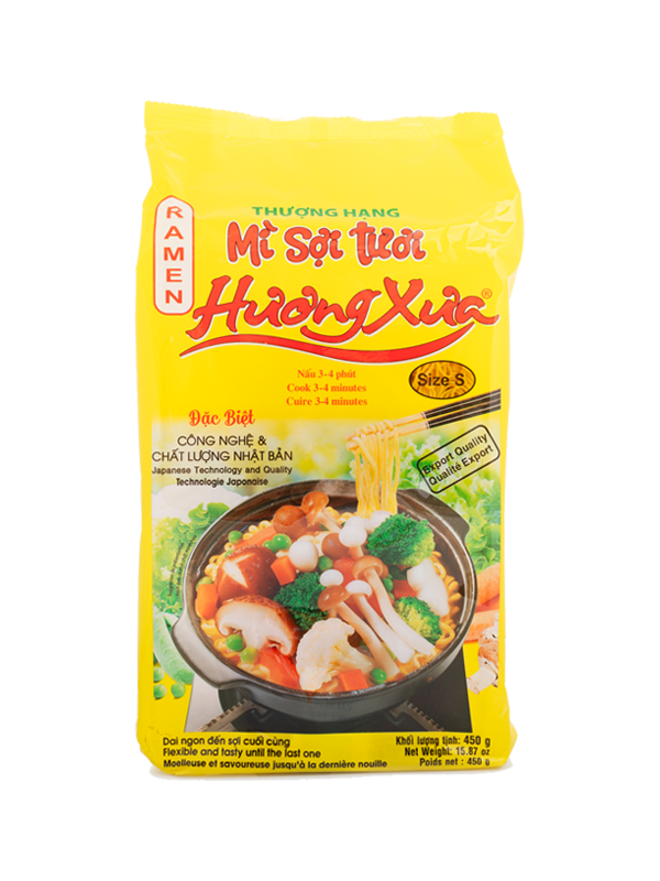 Sợi Mì Tươi Hương Xưa 450g / Huong Xua Premium Noodle 